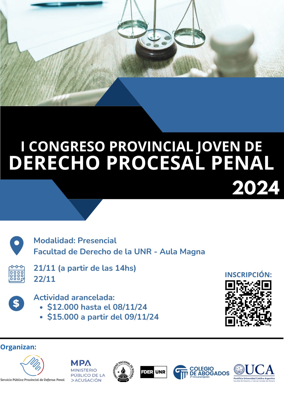 1er CONGRESO PROVINCIAL JOVEN DE DERECHO PROCESAL PENAL 2024